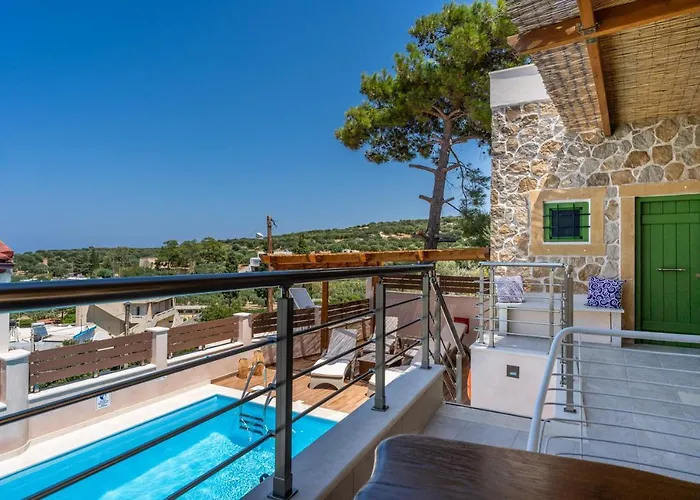 Aggel\'S House - Stone House - Private Pool - Courtyard - Countryside Views