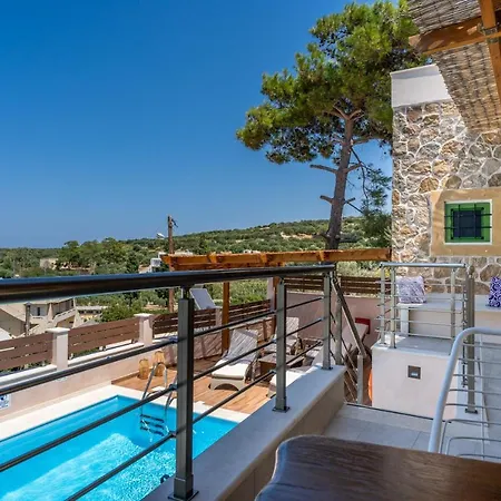 Vila Aggel'S House - Stone House - Private Pool - Courtyard - Countryside Views Kato Episkopi Exteriér fotografie