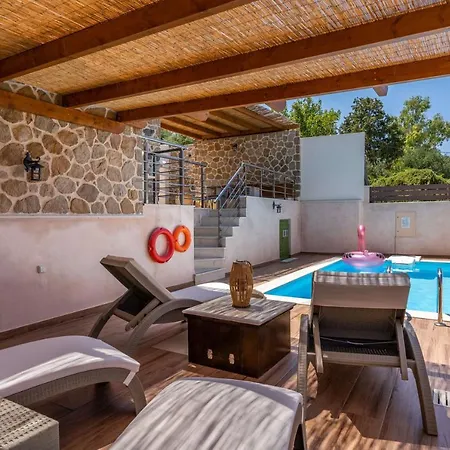 Vila Aggel'S House - Stone House - Private Pool - Courtyard - Countryside Views Kato Episkopi Exteriér fotografie