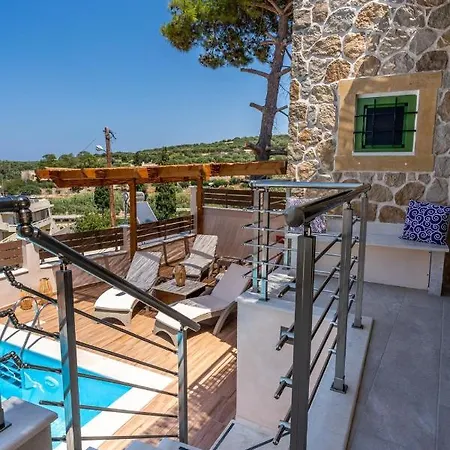 Vila Aggel'S House - Stone House - Private Pool - Courtyard - Countryside Views Kato Episkopi Exteriér fotografie